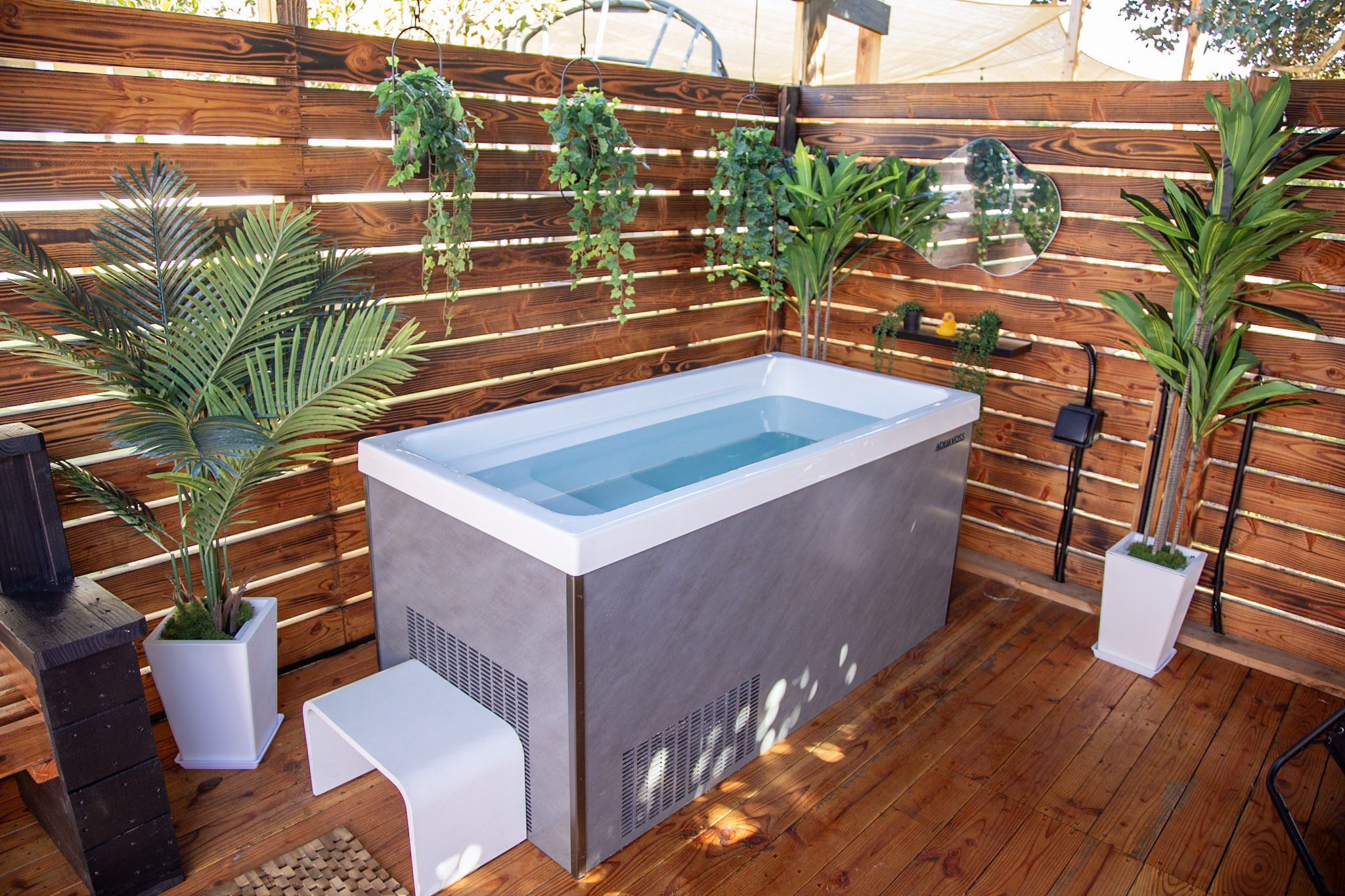 Cold plunge service visit photo